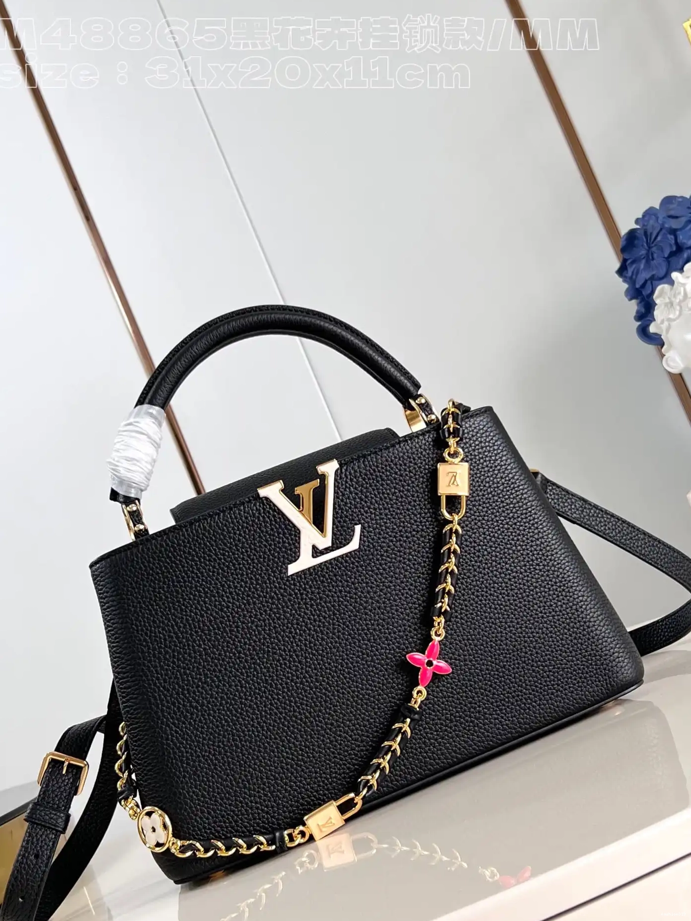 VUITTON CAPUCINES BB-31.5*20*11CM LOUIS 0323